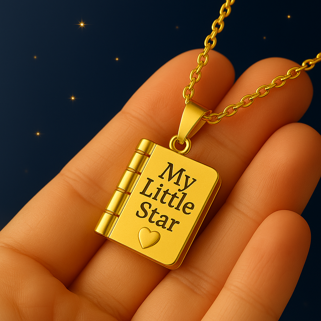 My Little Star™ – Daughter Book Locket Necklace